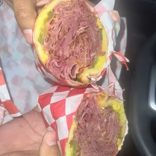 Pastrami sandwich