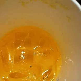 Small roaches in my orange bang drink