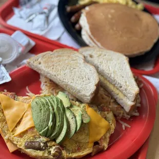 pancakes, food