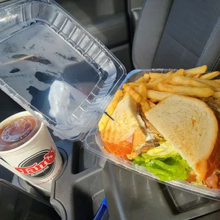 Grilled chicken club combo