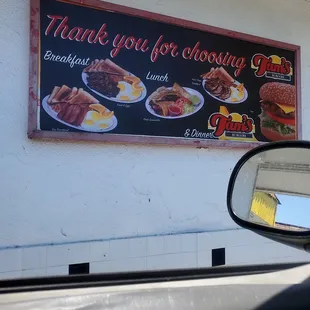 a sign on the side of a building