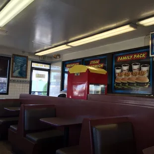 the interior of the restaurant