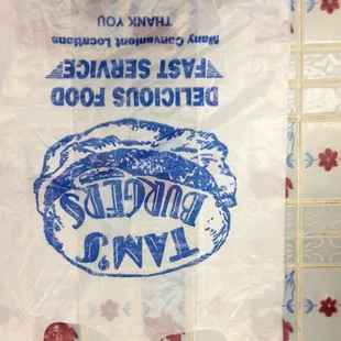 Tam's on the go bag.