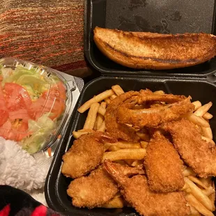 The original jumbo shrimp before it was changed to smaller version.