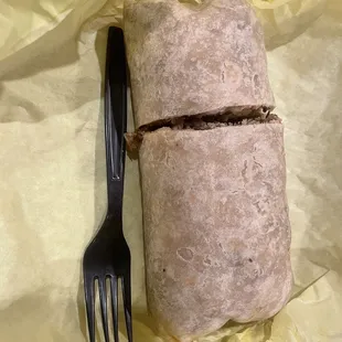 Big burrito! Meat dry but not too bad
