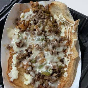 Philly cheesesteak sandwich