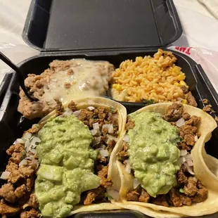 Taco plate.