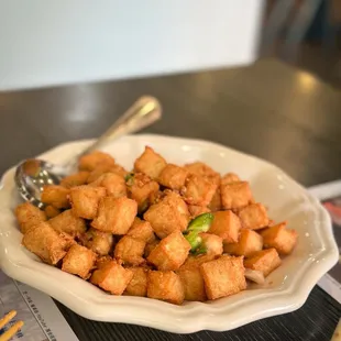 Fried tofu