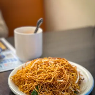 Fried noodle with soy sauce