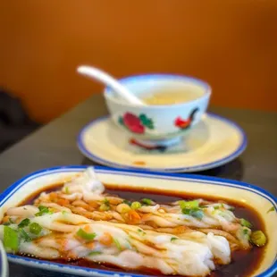 Handmade Rice Noodle Rolls
