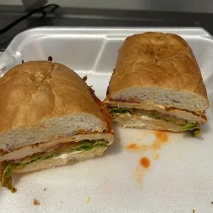 Small Buffalo Chicken Sandwich
