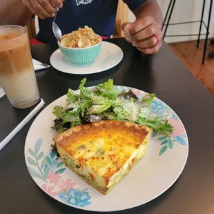 Special of the day - veggie quiche