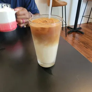 Dirty chai latte