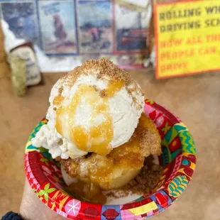 Pineapple Crisp Sundae