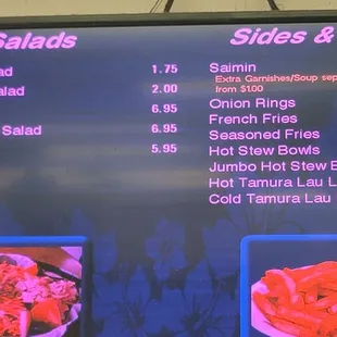 Deli Menu
