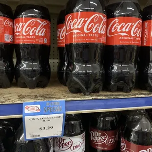 $3.29 (2 liter cokes)