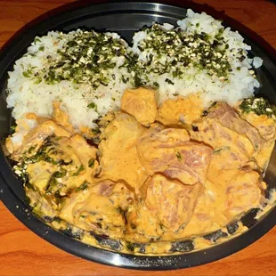 Ahi Bowl with Ahi Sunrise poke $16.99.  About 1/2 lb poke (Market Price $30 lb on 1/20/2025)