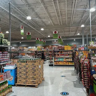 a grocery store with a variety of products