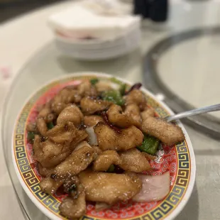 fish filet w black bean sauce