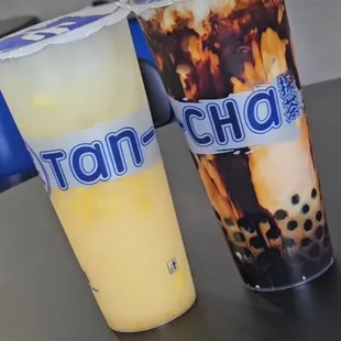 Mango DuoDuo and Brown Sugar Boba