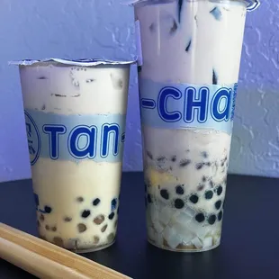 Signature Grass Jelly Milk Tea
