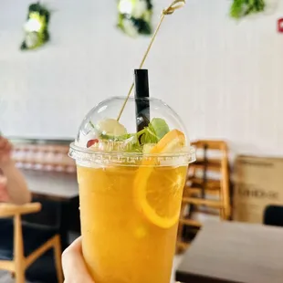 Cam xa... too much lemongrass.. can't taste the orange at all! 2/5