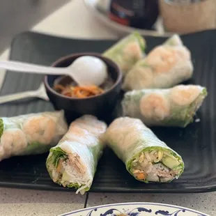 Shrimp &amp; Pork Spring Rolls