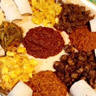 Meat Sampler ; Vegetarian Sampler