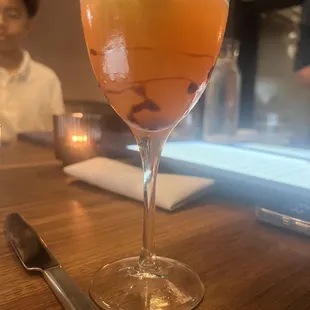 Strawberry drink first on cocktails