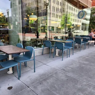 Outside seating