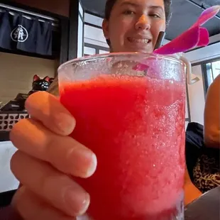 Virgin Strawberry daiquiri was so delish!
