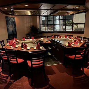 interior, sushi and sashimi