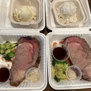 Prime Rib Plate (princess or king cut)