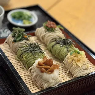 sushi, sashimi, sushi and sashimi, food