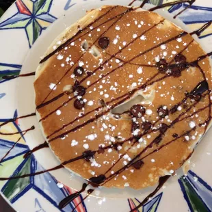 Chocolate chip pancakes!