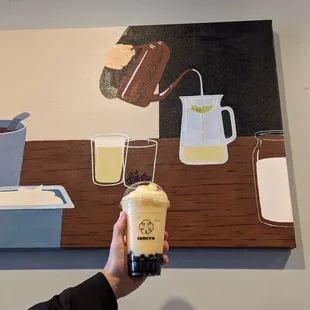 snowy passion fruit with their cute art