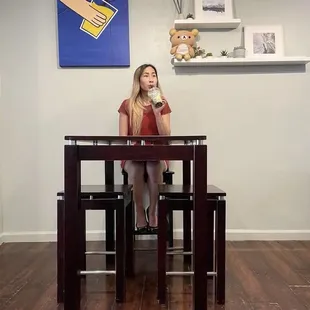 Jasmine Green Milk Tea with boba