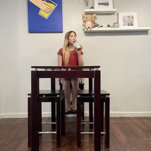 Jasmine Green Milk Tea with boba