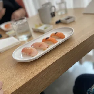 Yellowtail and Salmon