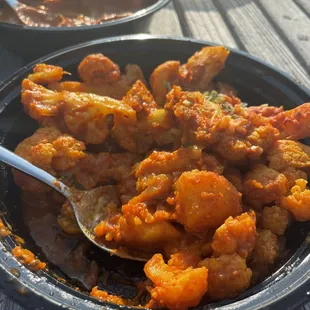 Aloo gobi takeout