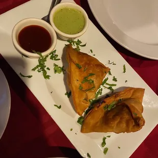 meat samosas
