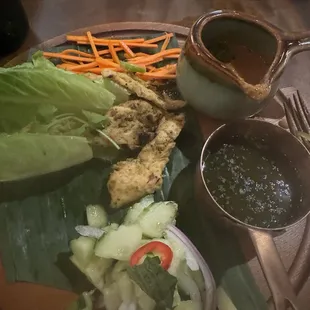 Chicken Lettuce Wrap