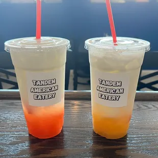 Blood Orange &amp; 
Peach Cream Soda