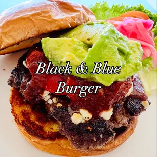 Black and Blue Burger