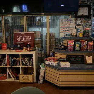 They even have board games and books!