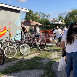 Chingon event today with food and vendors