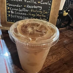 Iced Vanilla Latte