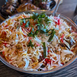 Chicken Dum Biryani with Aloo