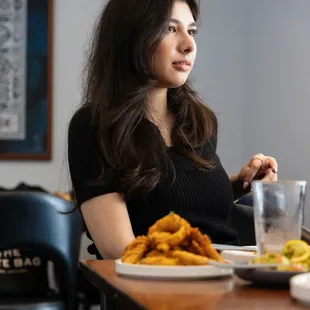food, fish and chips