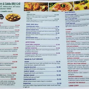 The menu people, your welcome.